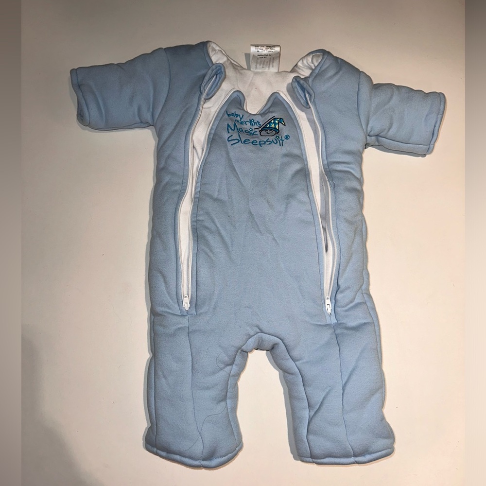 Baby Merlin’s magic sleepsuit swaddle